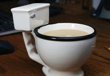 Toilet Shaped Coffee Mug