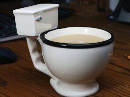 Toilet Shaped Coffee Mug