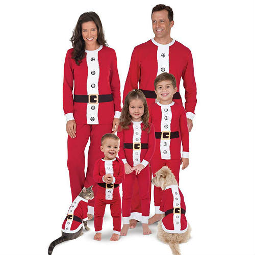 Buy Santa Suit Matching Christmas Pajamas and Dog