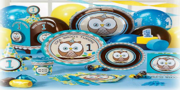 Owl Birthday Party Supplies