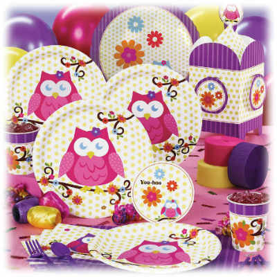 Owl party supplies