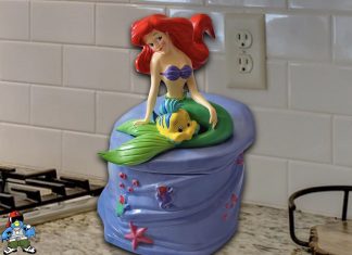 The Little Mermaid Cookie Jar
