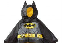 Batman Raincoat With Cape