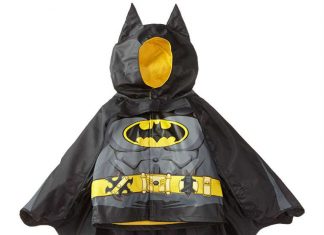Batman Raincoat With Cape