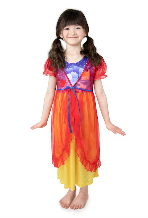 Snow White Nightgown with Red Robe