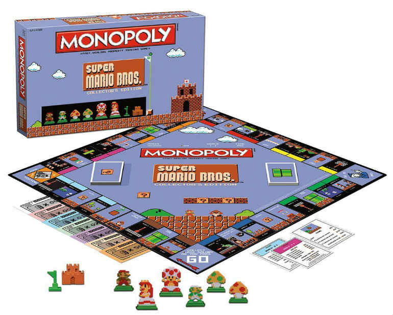 Super Mario Bros Monopoly Board Game