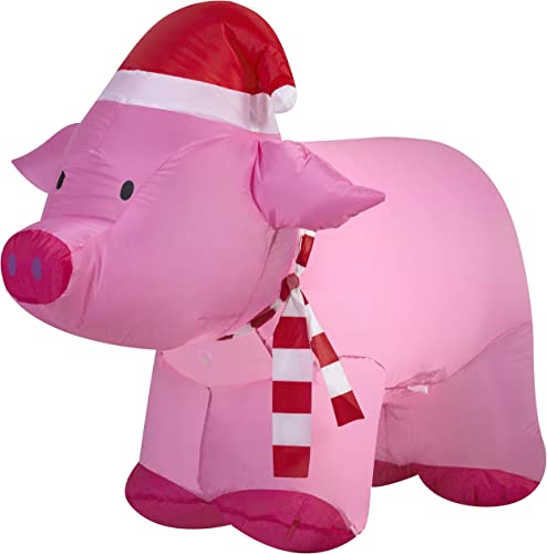 Piggy Inflatable With Scarf