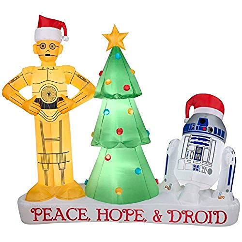 R2D2 and C3PO Christmas Inflatable